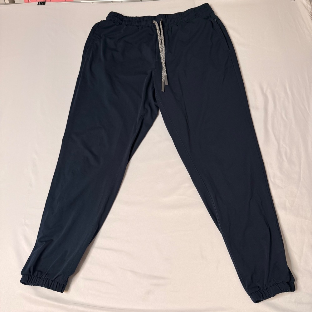 Avalanche Men's Large Navy Blue Outdoor Jogger Pants Lightweight Hiking Travel